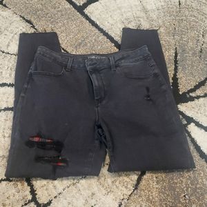 Maurices high rise distressed denim